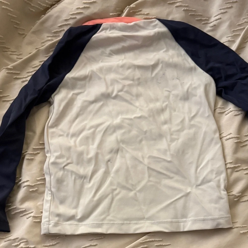 Janie and Jack Navy and Coral Kids Rashguard